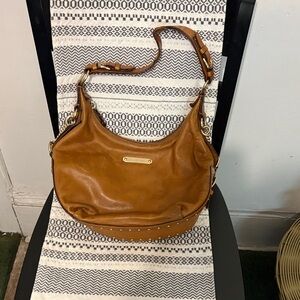 Michael Kors Tan Leather Hobo Bag